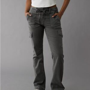 American Eagle Outfitters Charcoal Cargo Pants